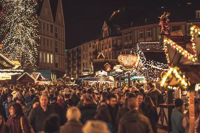 Marché de noël à Montélimar