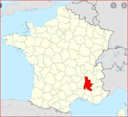 Où est située Montélimar sur la Carte ? (Drôme)